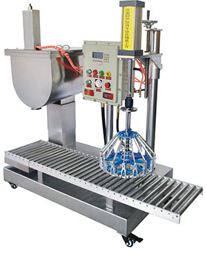 QT-03W涂料灌装机大桶压盖灌装机